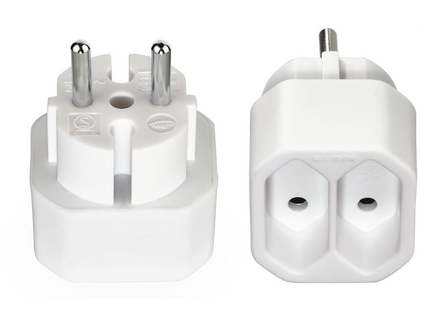 Hama 223211 Steckdosenadapter 2-fach Doppelpack