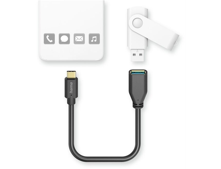 Hama 201605 USB-Adapterkabel (0,15m)