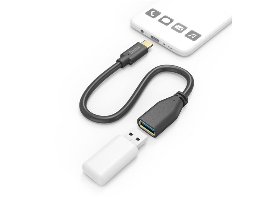 Hama 201605 USB-Adapterkabel (0,15m)