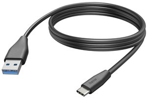 Hama 201597 Ladekabel USB-C>USB-A (3m)