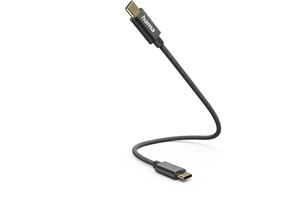 Hama 201604 Ladekabel USB-C>USB-C (0,2m)