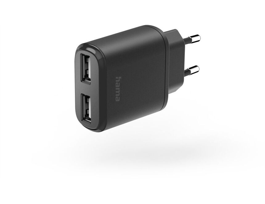Hama 201627 Ladegerät 2-fach USB (12W)