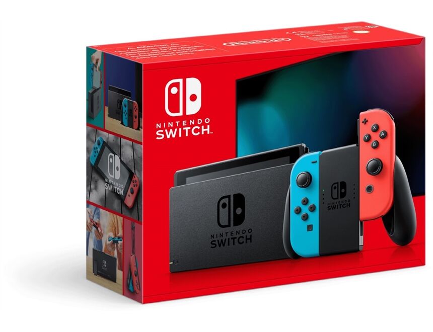 Nintendo Switch Konsole Neon Rot / Neon Blau