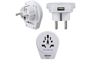 Hama 223475 Reiseadapter USB (Welt>Europa)