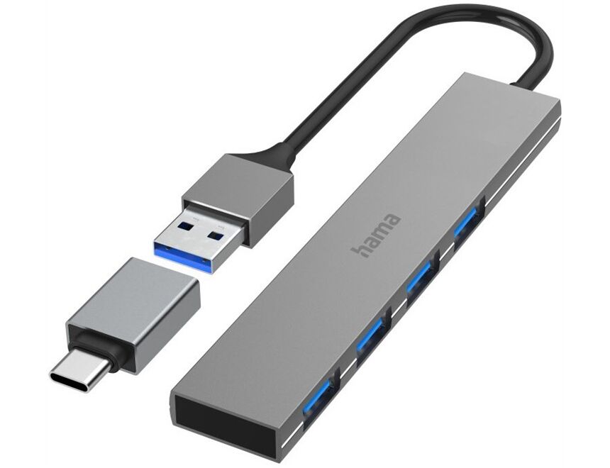 Hama 200141 USB-Hub 4 Ports USB 3.2 Gen1
