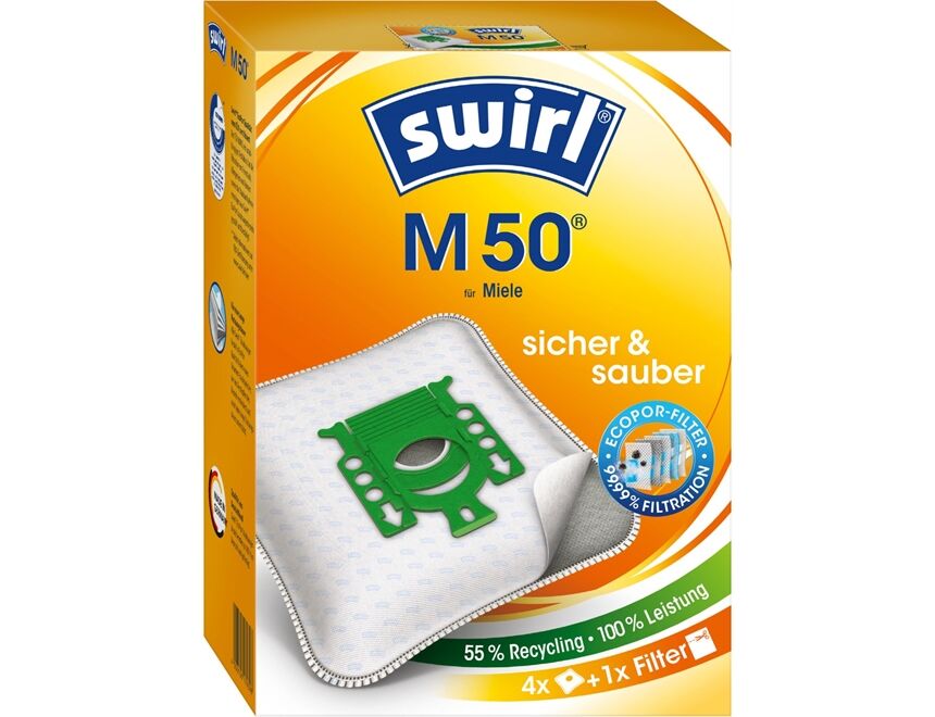 Swirl Staubsaugerbeutel M 50 MP Plus AirSpace