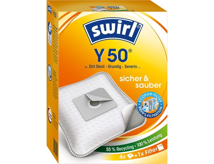 Swirl Staubsaugerbeutel Y 50 MP Plus AirSpace
