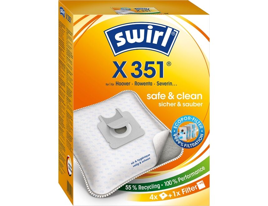 Swirl Staubsaugerbeutel X 351 (X 350) MP Plus AirSpace