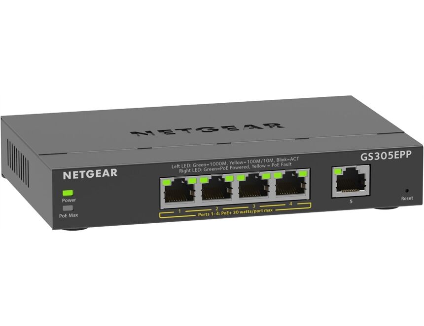 Netgear GS305EPP 5-Port