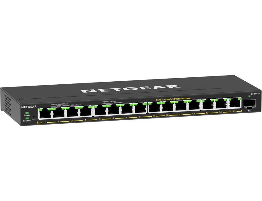 Netgear GS316EP 16-Port