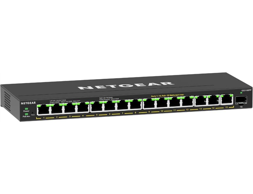 Netgear GS316EPP 16-Port