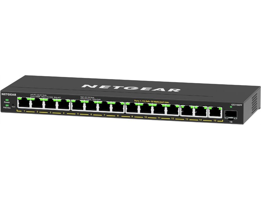 Netgear GS316EPP 16-Port