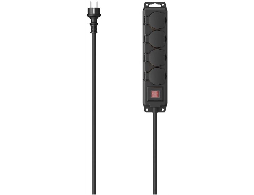 Hama Steckdosenleiste 4-fach (4m)