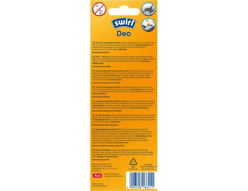 Swirl Staubsauger-Deo Perlen, Entspannende Aloe