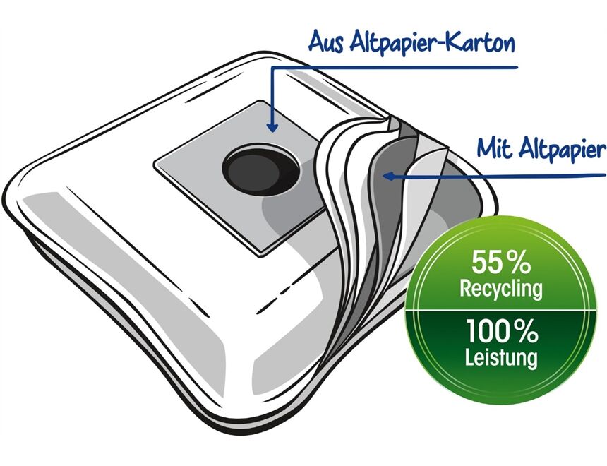 Swirl Staubsaugerbeutel X 351 (X 350) MP Plus AirSpace