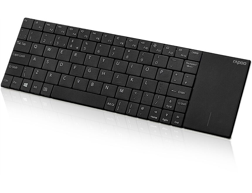 Rapoo E2710 Wireless Multimedia Tastatur schwarz