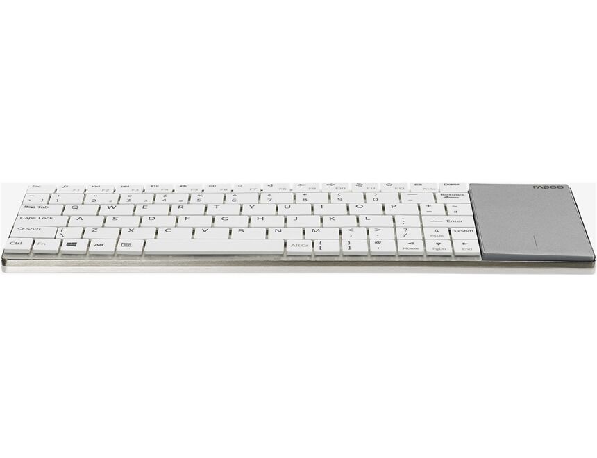 Rapoo 180231 E2710 Wireless Multimedia Tastatur weiß