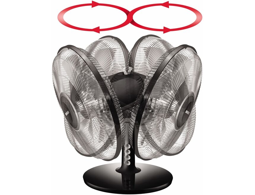 UNOLD 86818 Tischventilator Silverline