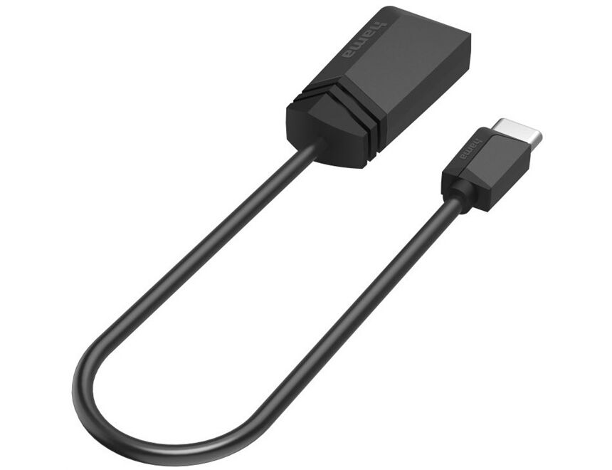 Hama 200312 USB-C-OTG auf USB-A-Adapterkabel