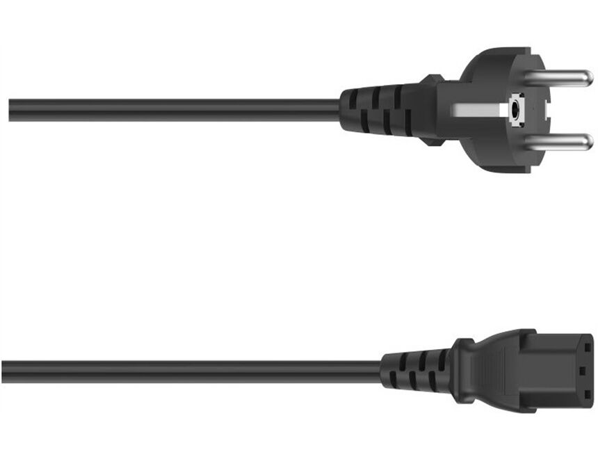 Hama 200737 Netzkabel Schuko, 3 pol. (1,5m)