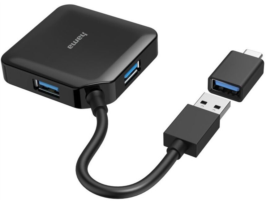 Hama 200116 USB-3.2 Gen1 Hub 4 Ports