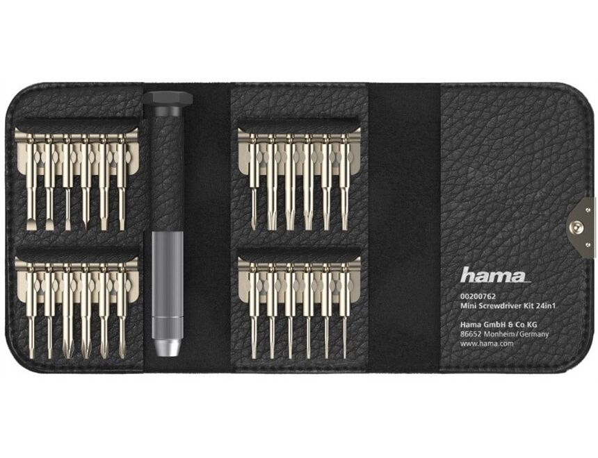 Hama 200762 Mini-Schraubendreher-Set 24in1