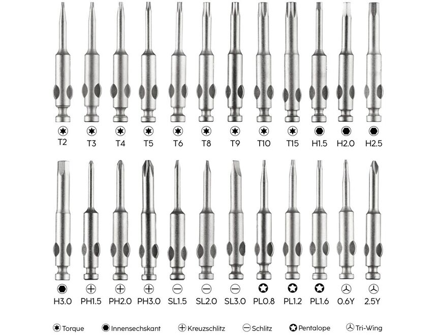 Hama 200762 Mini-Schraubendreher-Set 24in1