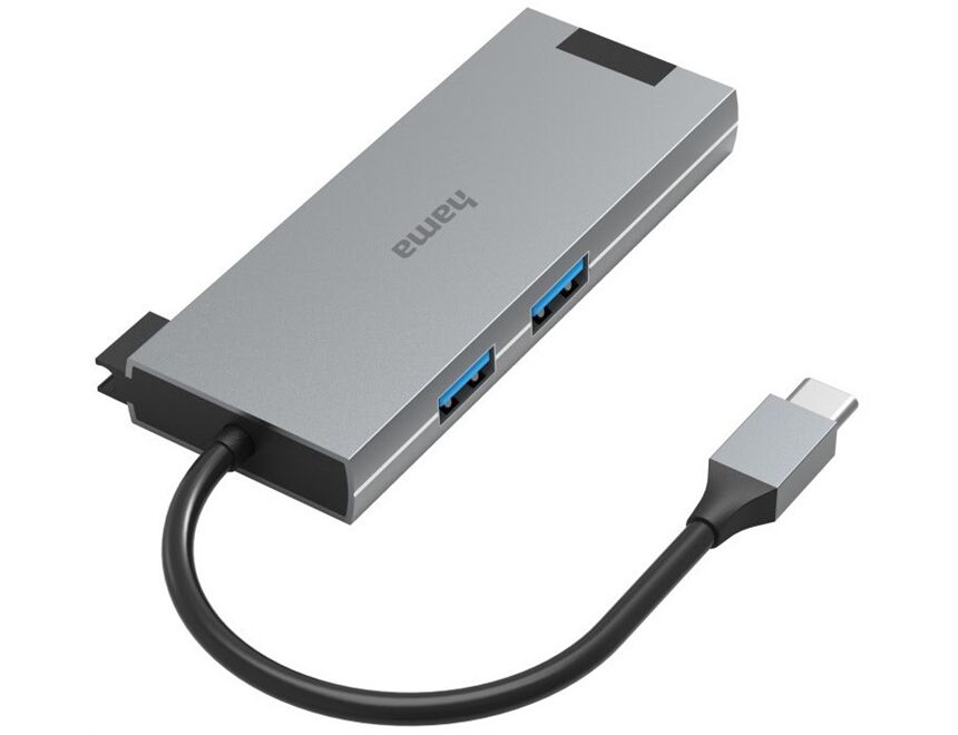 Hama 200109 USB-C-Multiport-Adapter 5 Ports