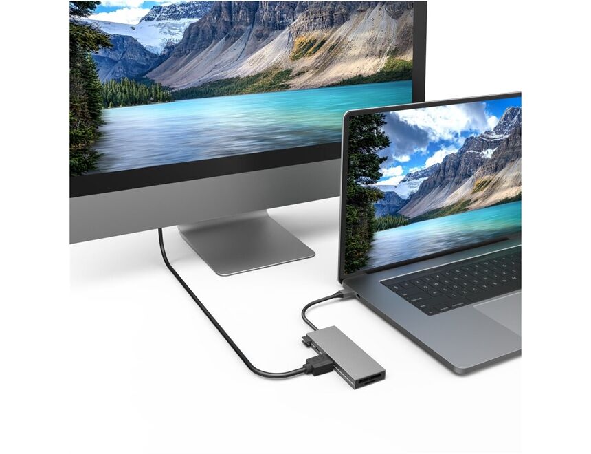 Hama 200110 USB-C-Multiport-Adapter 6 Ports