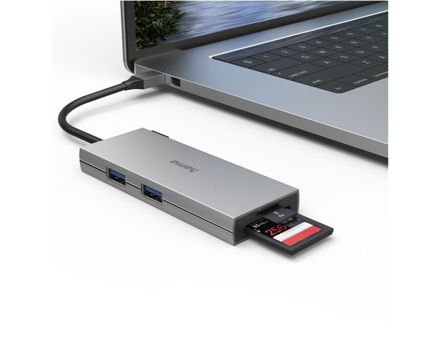 Hama 200110 USB-C-Multiport-Adapter 6 Ports