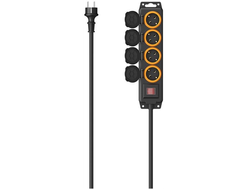 Hama Steckdosenleiste 4-fach (4m)