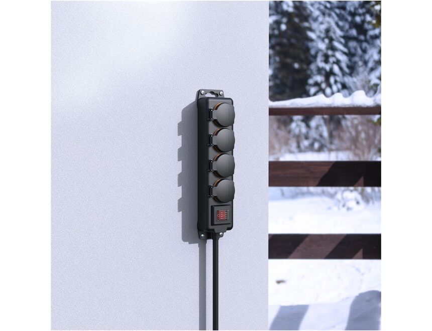 Hama Steckdosenleiste 4-fach (4m)