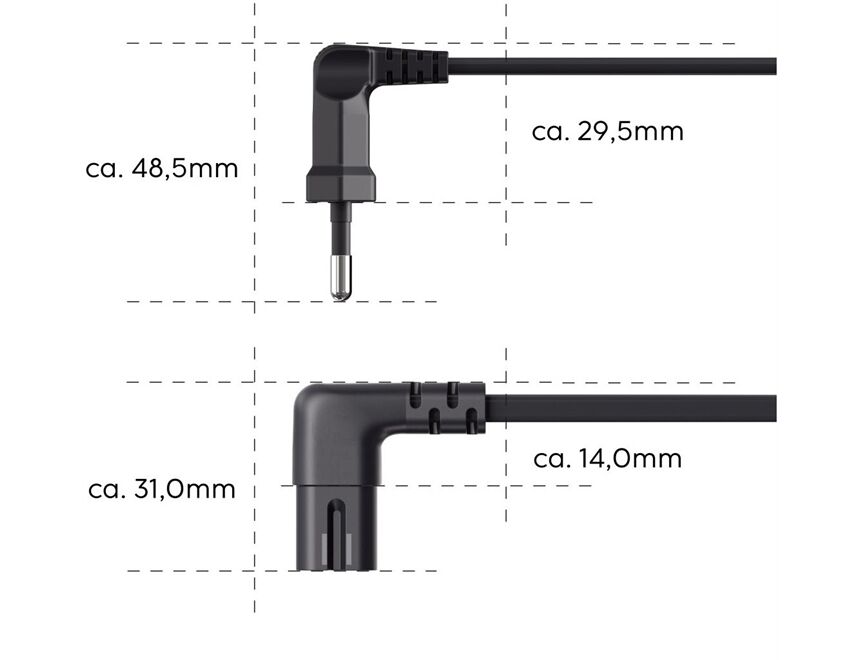 Hama Netzkabel mit Eurostecker (3m)