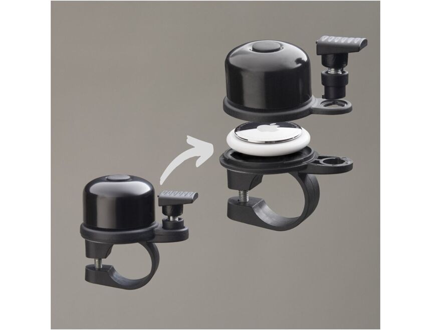 Hama 201841 Fahrrad Klingel mit AirTag Halter