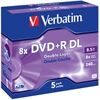 Verbatim DVD+R Double Layer 5er JC