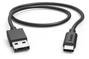 Hama 201705 Ladekabel USB-A>USB-C (0,5m)