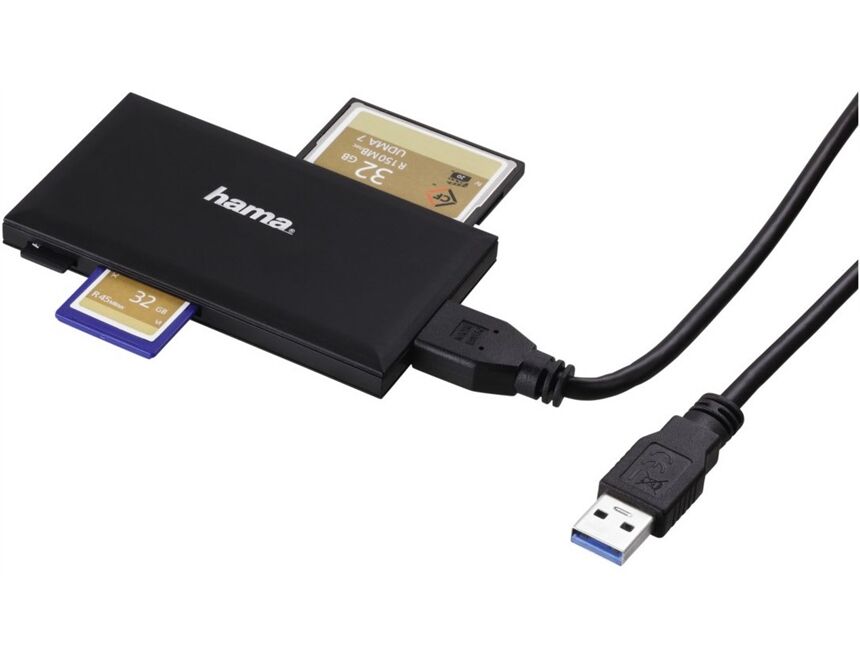 Hama 181018 USB-3.0-Multikartenleser